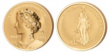2019 Gold Peace and Liberty 