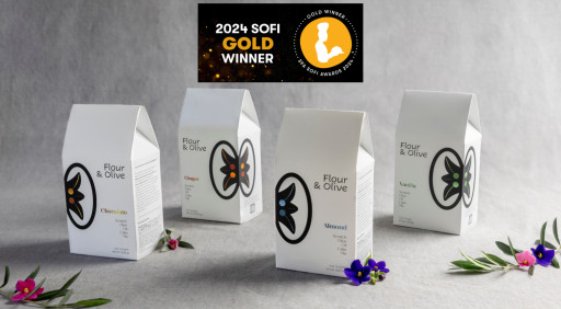 Flour & Olive Wins Sofi Gold Award in the Baking Mixes Category