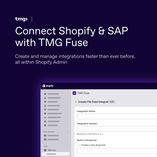 TMG Unveils Fuse: A Groundbreaking Shopify App Built for Seamless SAP ERP Integrations