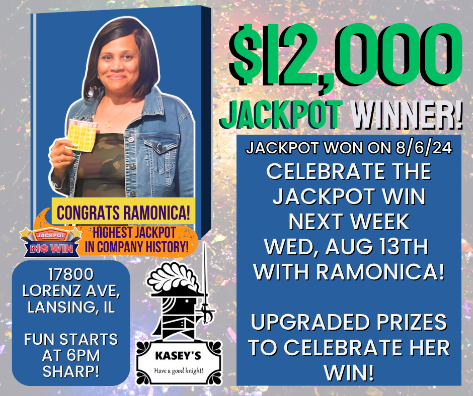 Largest Jackpot to Date! Come Celebrate With Ramonica!