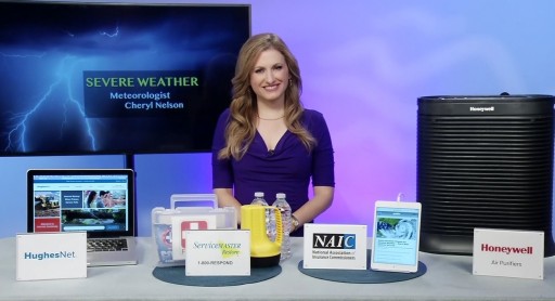 Cheryl Nelson, Meteorologist and Network Lifestyle TV Host, Explains How to Prepare for Severe Weather