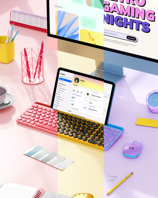 SEENDA's CTU-301 Keyboard and Mouse Combo is Rapidly Climbing the Amazon Rankings, Blending Color Psychology with Effortless Productivity​