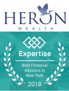 Heron Wealth Recognized for Second Year as One of the Top 15 Financial Advisory Firms  in New York