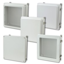 Allied Moulded's new 12x12 AM and AM-R Series FRP Enclosures