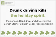 Gerash Steiner Blanton, P.C. Offering Free Uber, Lyft, and Cab Rides During St. Patrick's Day