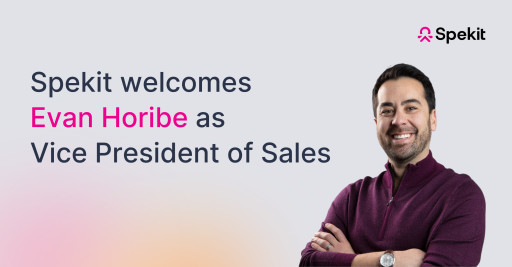Spekit Appoints Evan Horibe as Vice President of Sales