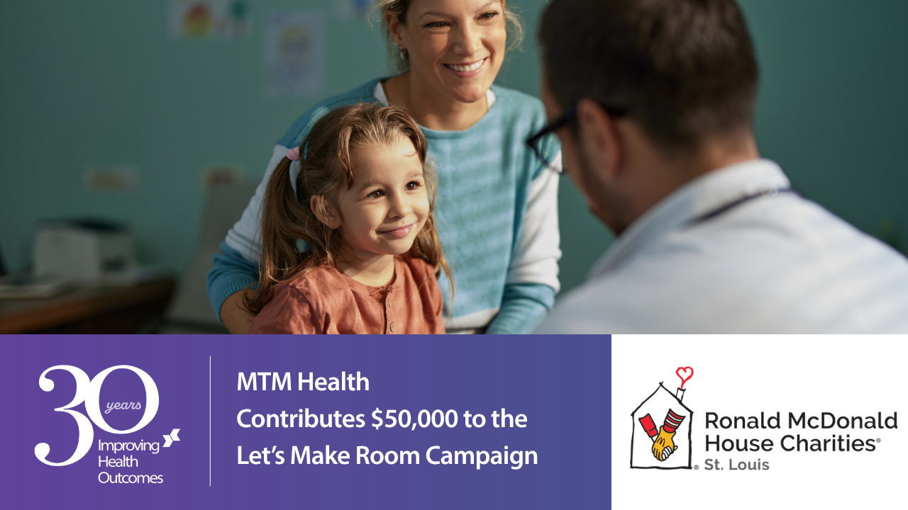 MTM Health Donates $50,000 to Ronald McDonald House