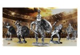 Antiqued Silver Art of War Series Warriors