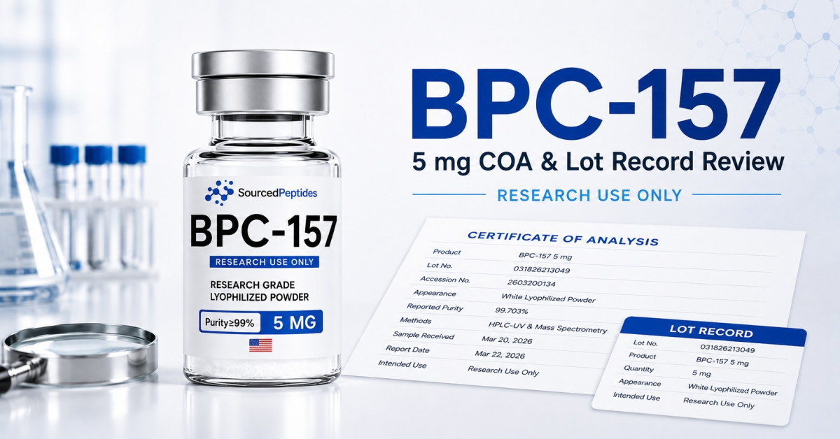 Sourced Peptides BPC-157 Reviews 2026: Is This the Lot-Matched 5mg Research Upgrade Serious Buyers Have Been Searching For?