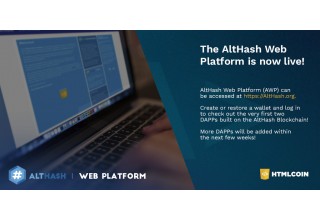 AltHash Blockchain Web-Platform release