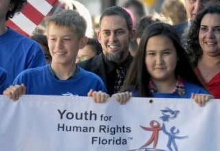 Youth for Human Rights volunteers in Clearwater