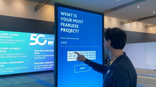 Touchscreen APP Engages Guests to Interact at Annual Conference by TLC Creative Technology