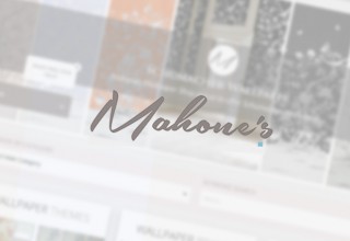 Mahone's Wallpaper Shop Logo Header