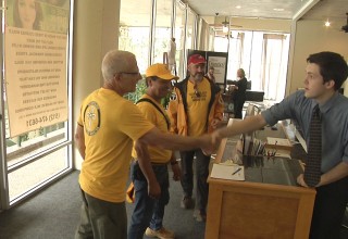 Los Angeles Volunteer Ministers flew in to Austin, Texas, and arrived at Volunteer Ministers Hurricane Harvey headquarters at the Church of Scientology Austin.