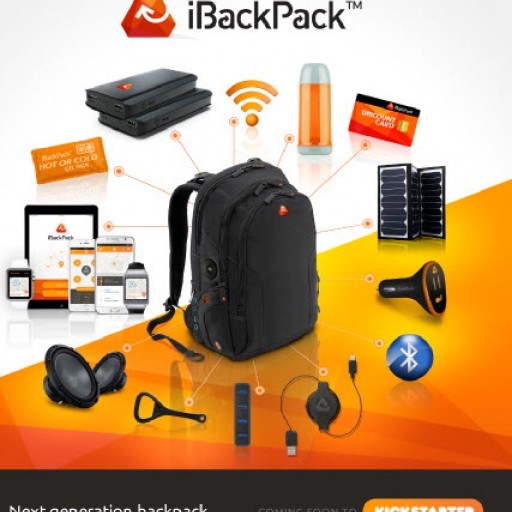 High Technology BackPack Launching Through Crowdfunding Sites KickStarter & Indiegogo
