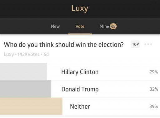 Millionaires Prefer Neither Trump nor Clinton for Presidential Nomination