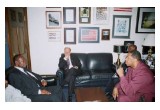 Anthony "Amp" Elmore Meets Ghana Ambassador Dan. Ohene Agyekum