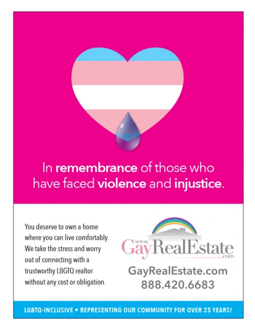 Real Estate Service Co-Sponsors Transgender Day of Remembrance Event, Honors Lives Lost to Violence