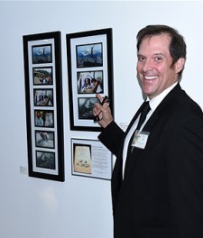 AFT Ambassador and Artist Ford Austin with his artwork
