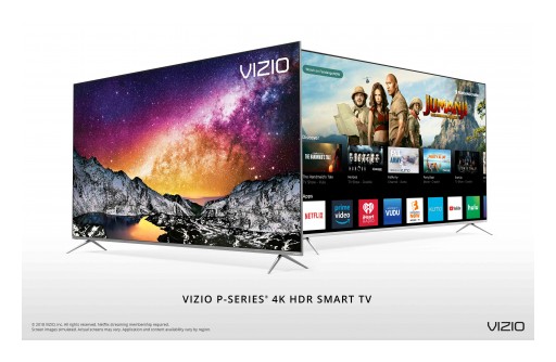 VIZIO Announces Availability of All-New 2018 P-Series® 4K HDR Smart TVs at Retailers Nationwide Such as Best Buy, Costco, Walmart, Sam's Club and Target
