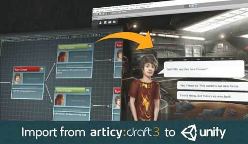 Game Content Creation Tool „articy:draft" Adds Unity Integration with New Version 3.0