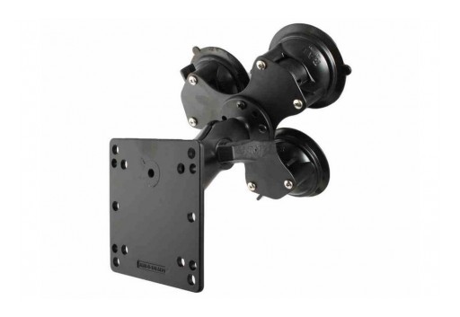 Larson Electronics Releases Suction Cup Mount, Magnetic Equipment Mounting Plate, (3) 3.3" Suction Cups