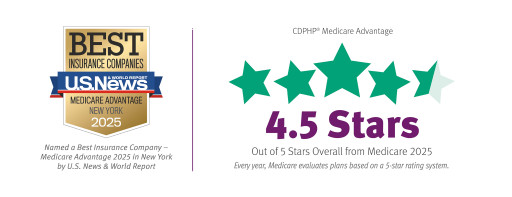 CDPHP Medicare Plans Named to 2025 U.S. News & World Report Honor Roll