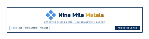 Nine Mile Metals Commences Trading on the OTCQB Venture Market Exchange