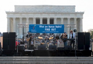 Rock concert promotes human rights