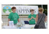 Volunteers from The Way to Happiness Foundation of Washington State brought the nonreligious moral code to the Kent International Festival