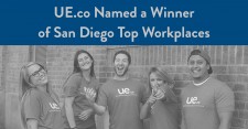 UE.co Has Been Named a Winner of San Diego Top Workplaces
