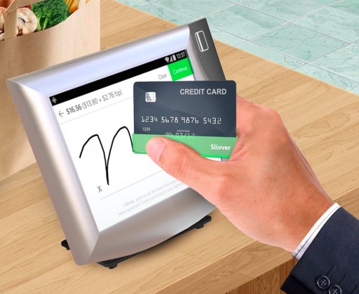 Meet Slivver:  the First Ever Antimicrobial Credit Card Sleeve Stylus.  Swipe, Tap, Sign & Go
