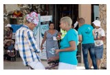 Foundation for a Drug-Free World volunteers hand out Truth About Drugs booklets at the Twin City Mall in Heidedal, South Africa 