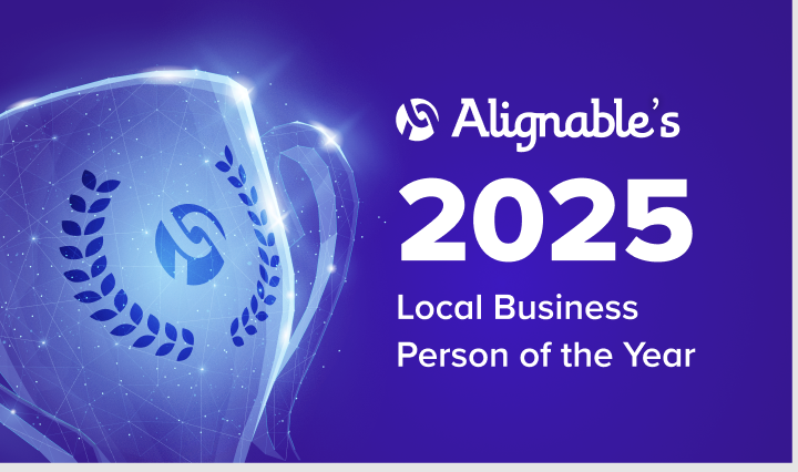 Logo for Alignable's Local Business Person of the Year