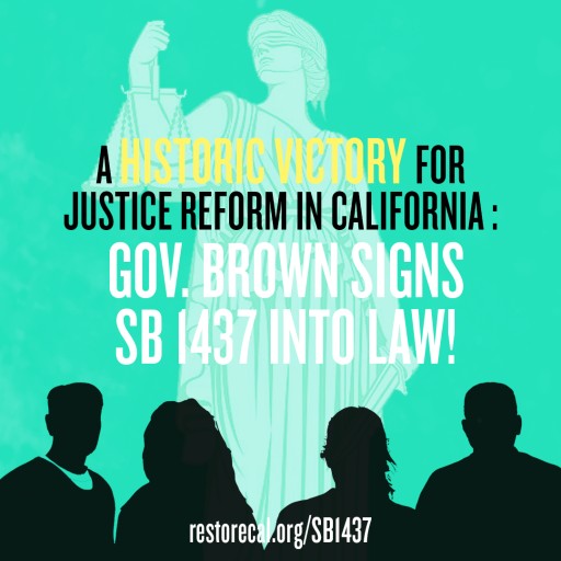 California Reforms Felony Murder Rule in 160-Year-Old Historic Victory