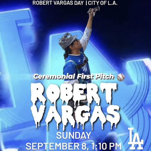 Renowned L.A. Artist Robert Vargas, Known for Iconic Shohei Ohtani Mural, to Throw Ceremonial First Pitch at Dodgers Stadium