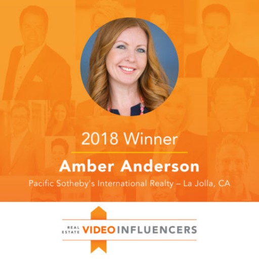 La Jolla Pacific Sotheby's Amber Anderson is Recognized as a Top Video Influencer in the Real Estate Space.