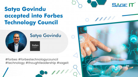 Satya Govindu accepted into Forbes Technology Council