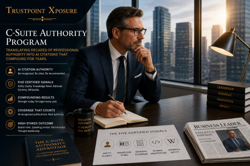 Trustpoint Xposure Launches C-Suite Authority Program Addressing the Disconnect Between Senior Executive Career Authority and AI Search Visibility