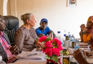 Dr. Shuttleworth helped lay a groundwork for the future of human rights in The Gambia through meetings with volunteers, educators, and officials to encourage full implementation of human rights education in the country.