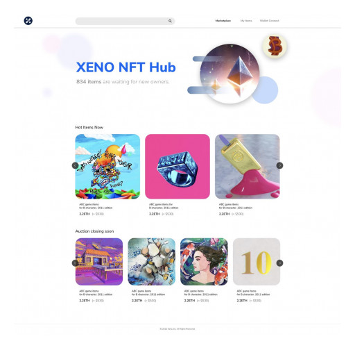 XENO NFT Hub, the First NFT Marketplace Powered by Polkadot