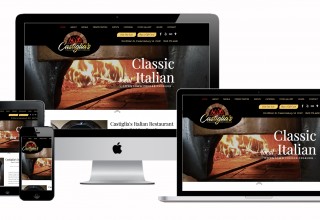 Website Mockup - CastigliasItalianRestaurant.com