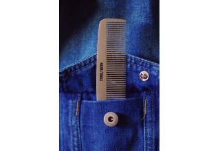 Steeltooth comb in a denim jacket