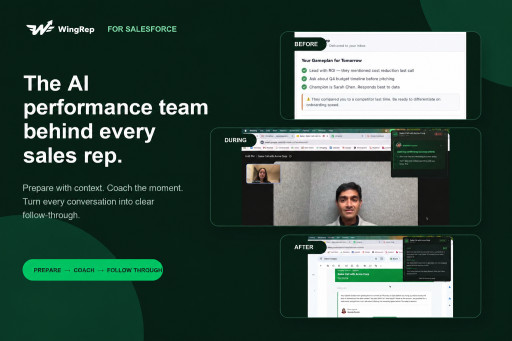 WingRep's AI Performance Team Now Available on Salesforce AgentExchange