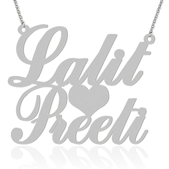 Name tag necklace