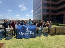 Optima Cares donation drive