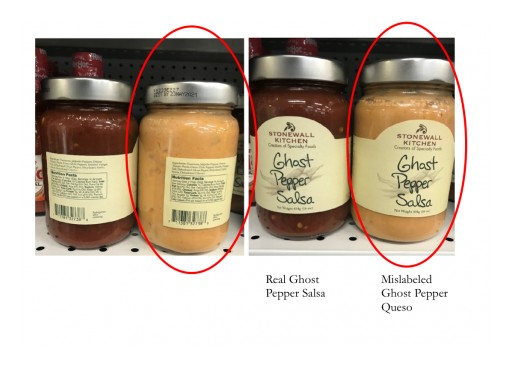Stonewall Kitchen Voluntarily Recalls a Limited Amount of Mislabeled Ghost Pepper Queso