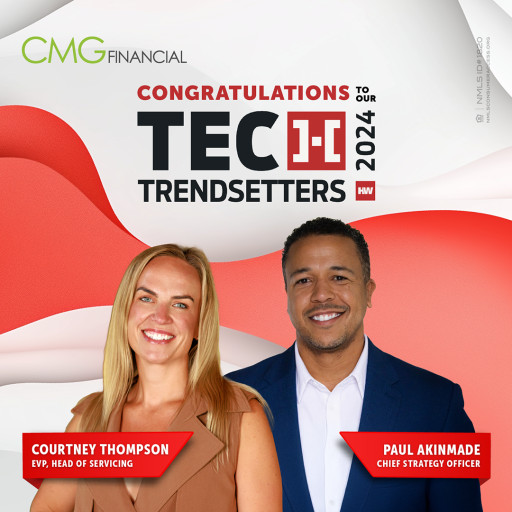 Two CMG Leaders Recognized as 2024 HousingWire Tech Trendsetters