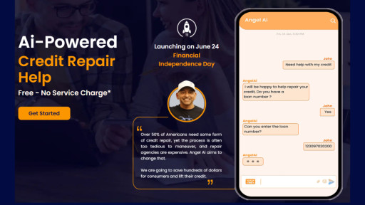 Angel Ai Launches Free Credit Repair Help - 6/24 is Financial Independence Day