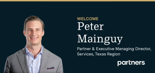 Peter Mainguy Joins Partners as Executive Managing Director, Services, Texas Region & Partner - adding to the Firm’s Substantial Growth and Momentum